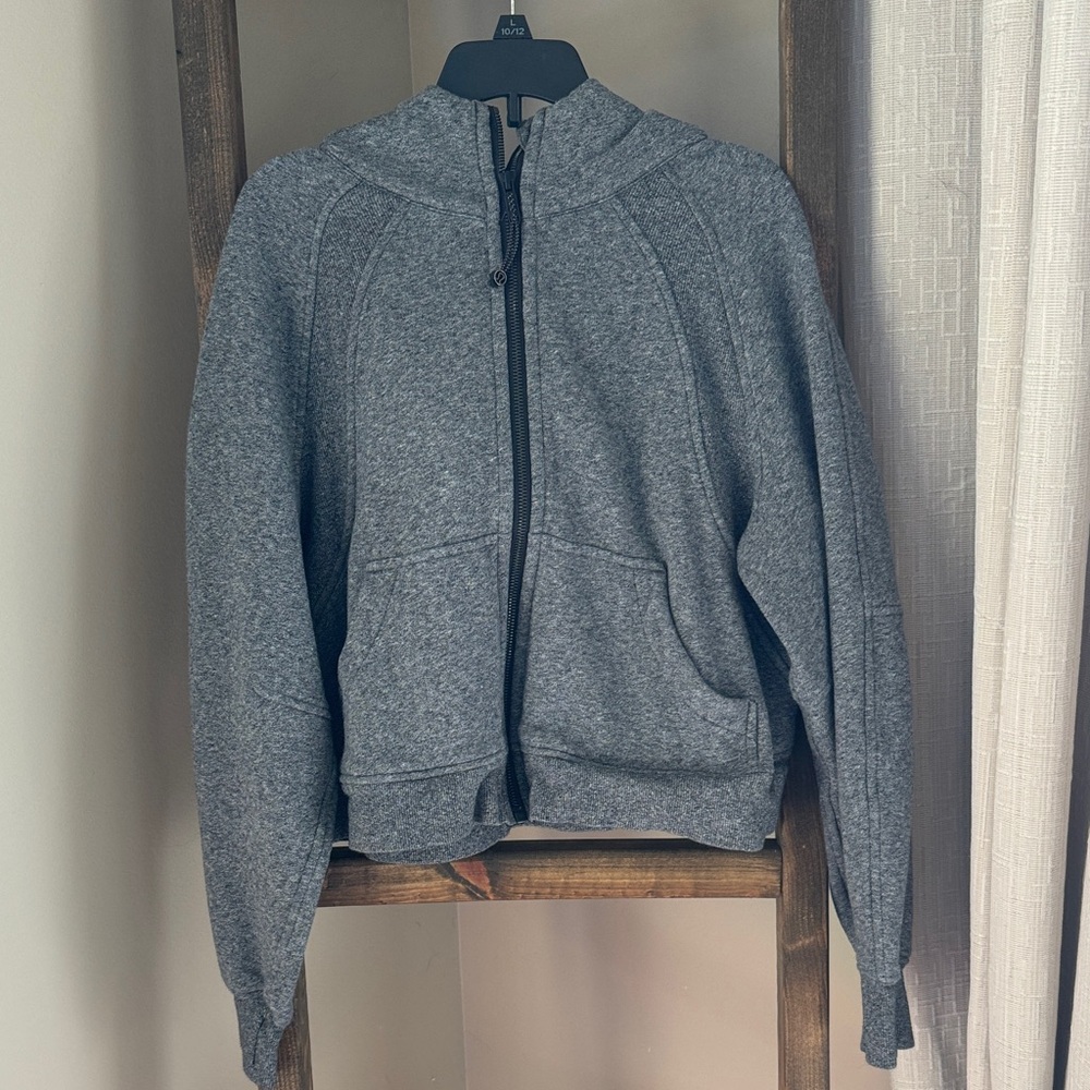 Lululemon dark Gray Zip-Up Hoodie